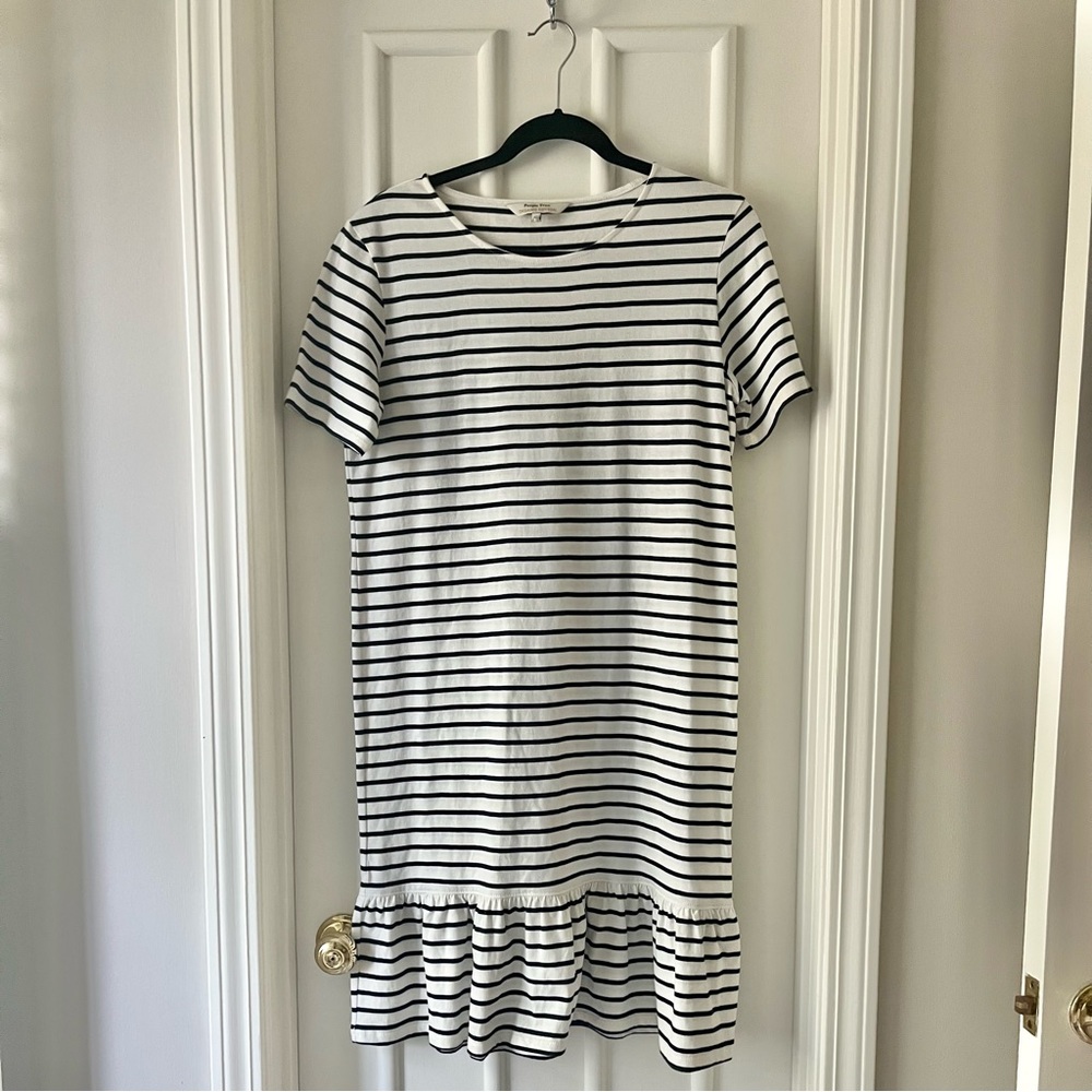 People Tree Organic Cotton Striped Dress